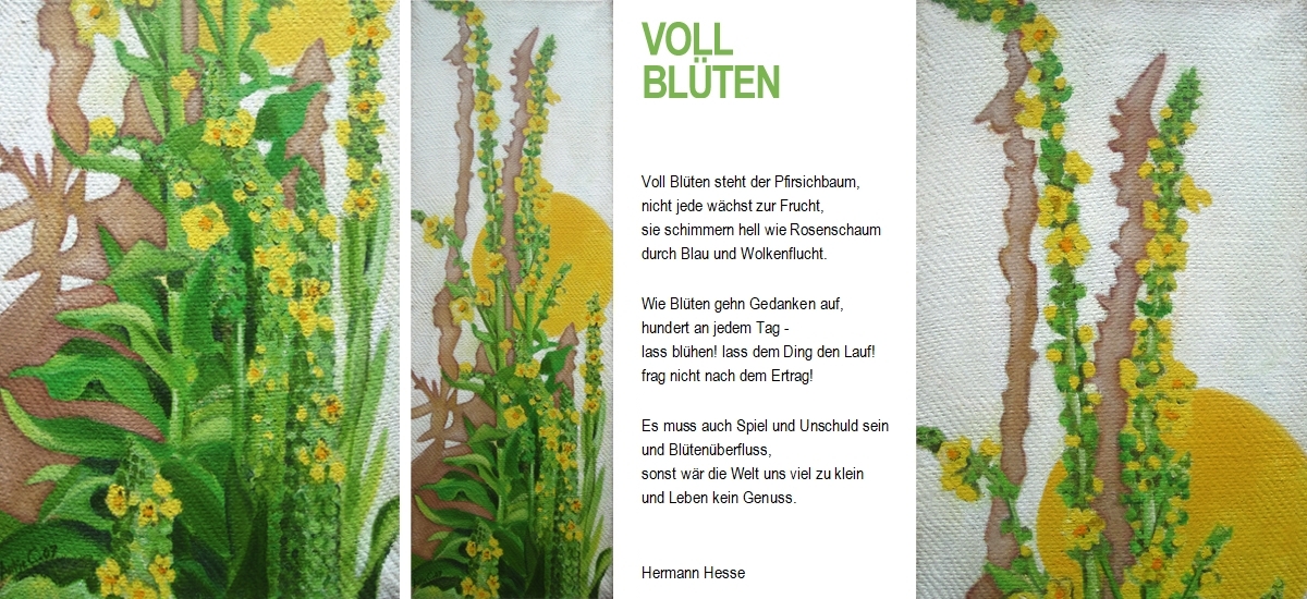 blumen - antje gerdts - kunst auf kaffeesäcken